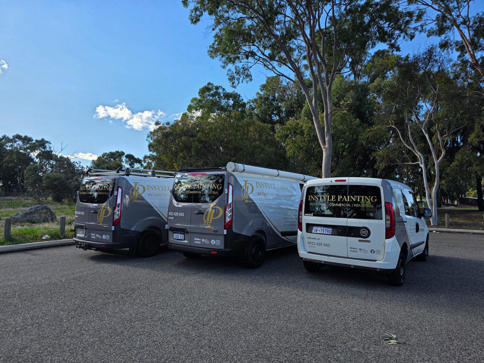 Instyle Painting branded fleet